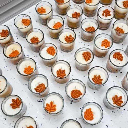 Autumn Shot Glass Candles