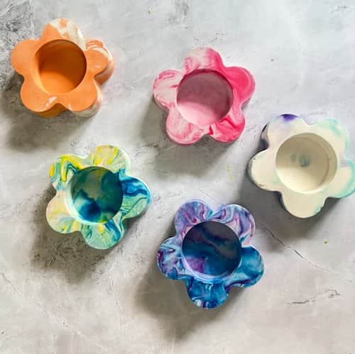Flower Tea Light Holders