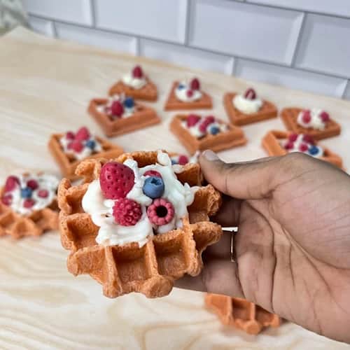 Waffle Candles