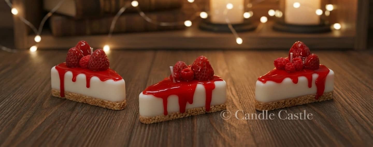 Dessert shaped candles