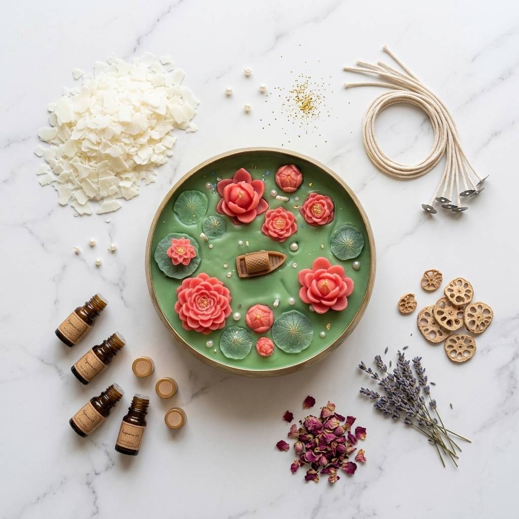 Premium candle ingredients and wax