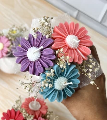 3 Flower Vase Bouquet