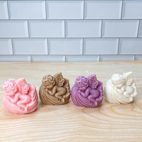 Cupid Angel Statement Candle