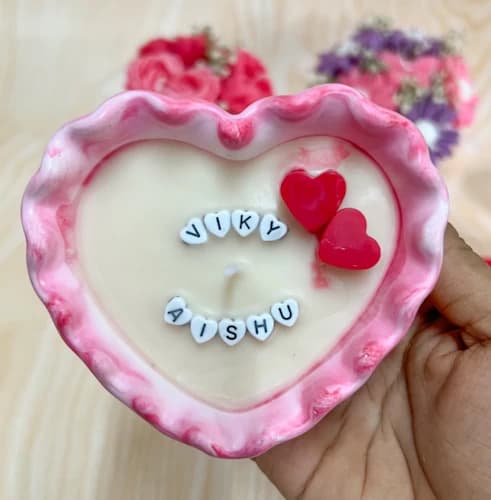 Heart Jar Candle - Image 2