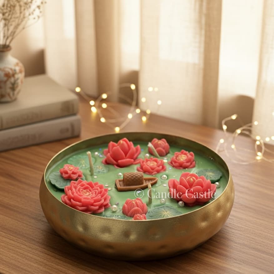 Luxury Lotus Pond Urli