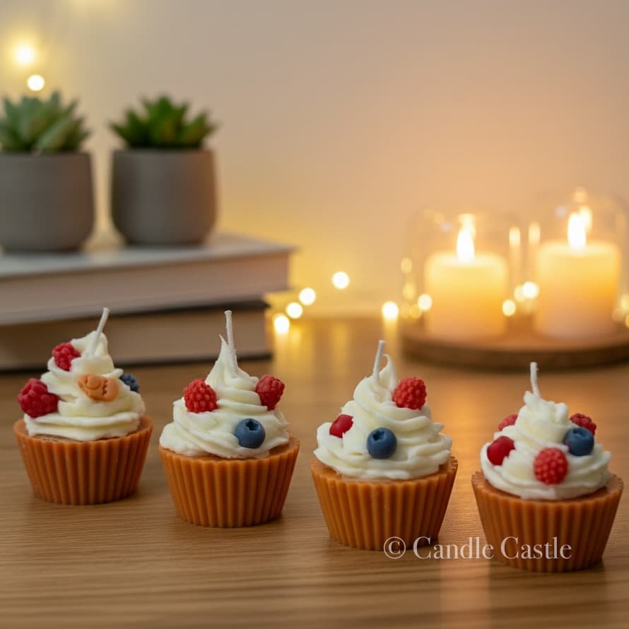 Cup Cake Candle