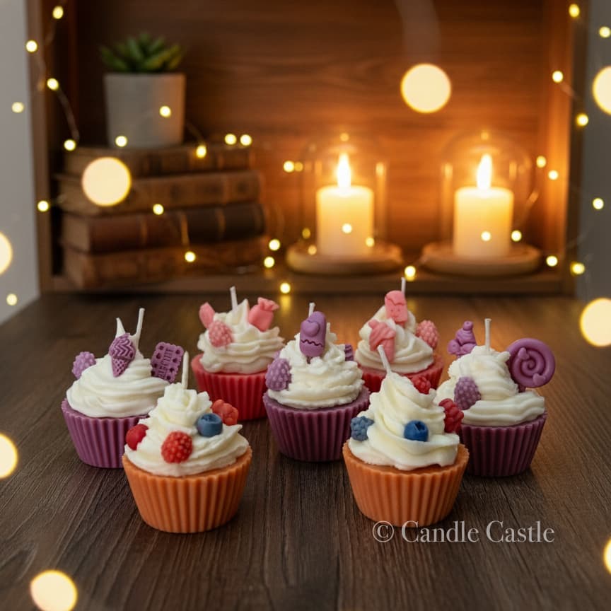 Cup Cake Candle - Image 4