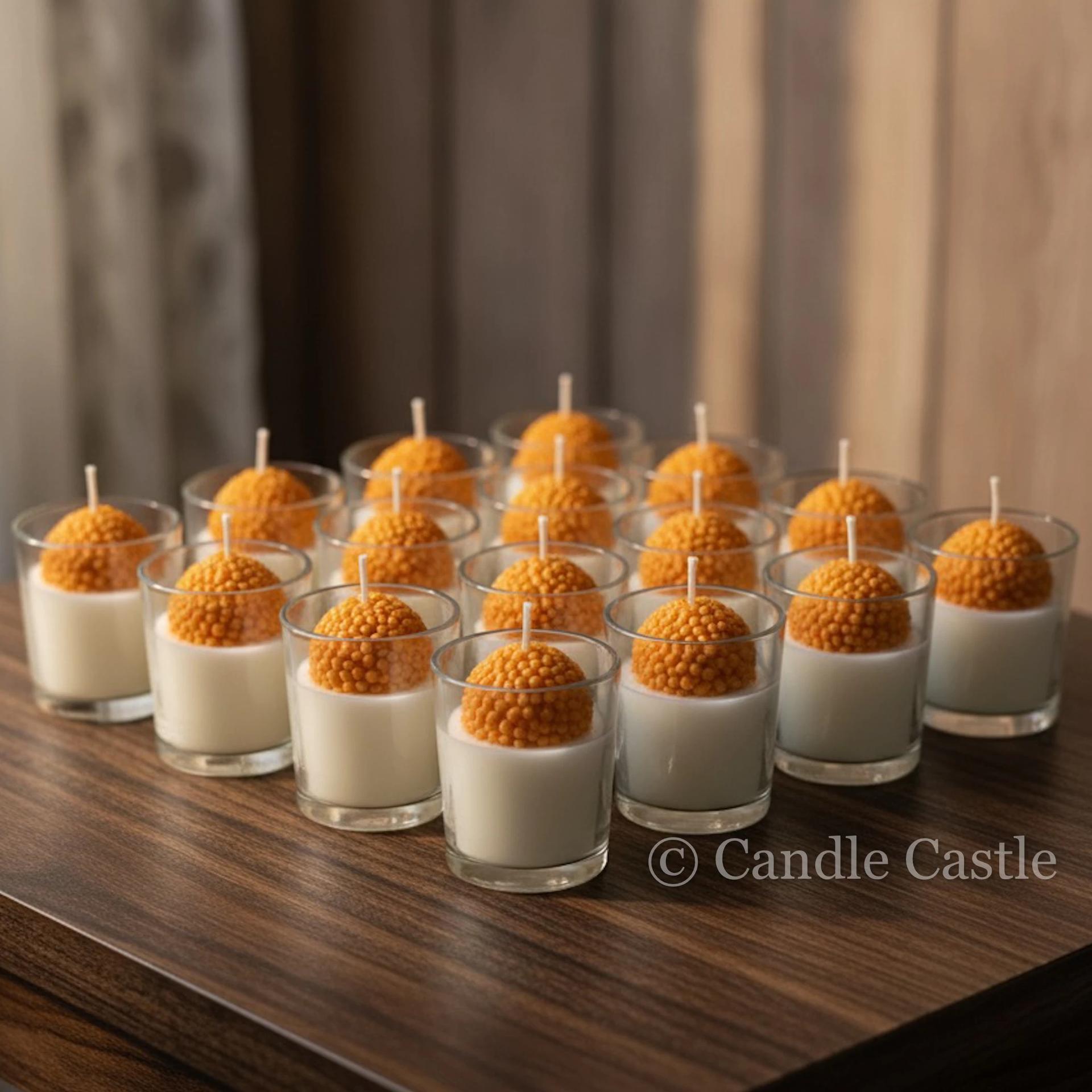 Ladoo Shot Glass Candles - Image 3