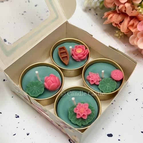 Lotus Pond Luxury Tea Lights - Image 4