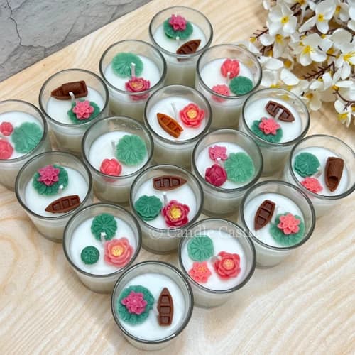 Lotus Pond Shot Jar Candle