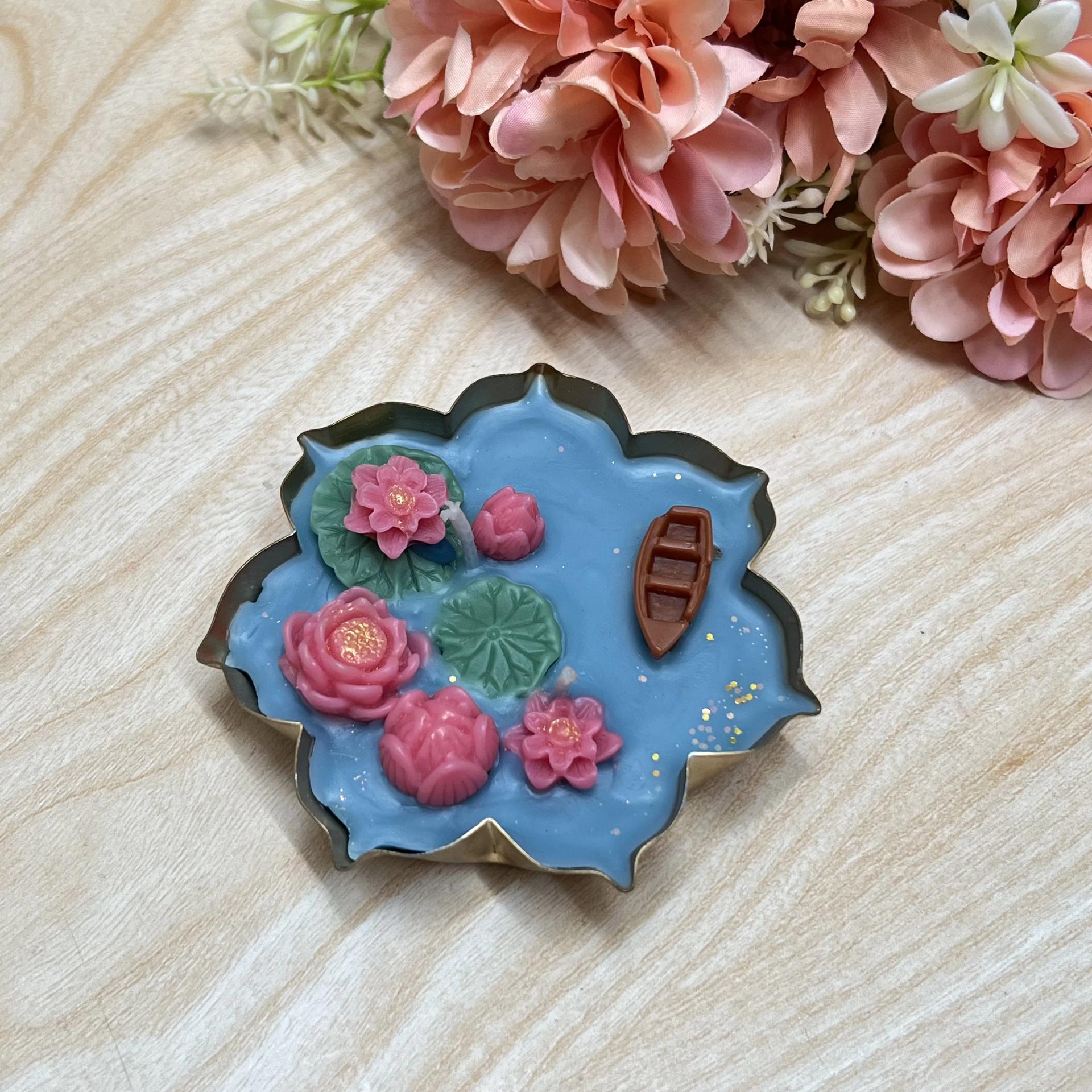 Lotus Pond Urli - 3.5 Inch - Image 3