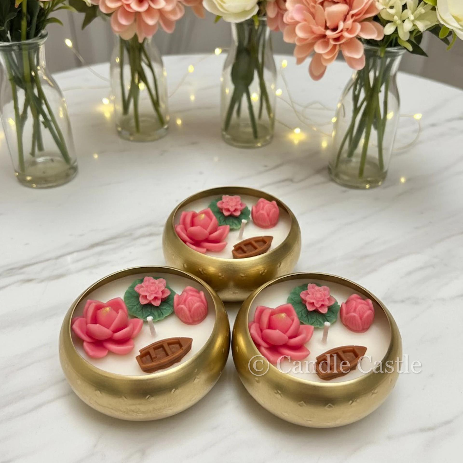 Round Lotus Pond Urli - Image 3