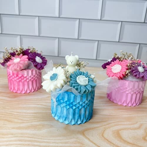 Teddy Vase Bouquet