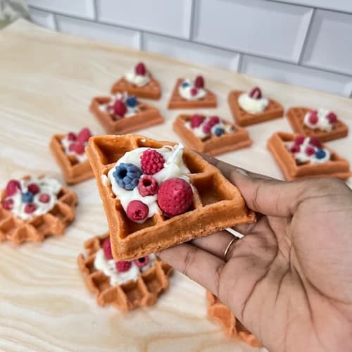 Waffle Candles