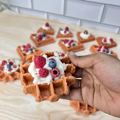 Waffle Candles